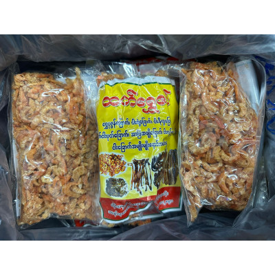 Htet Shwe Sin - Dried Shrimp / ထက်ရွှေစင် ရွှေပုစွန်ခြောက် အကောင်ကြီး